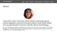 Desktop Screenshot of jenmichaels.net